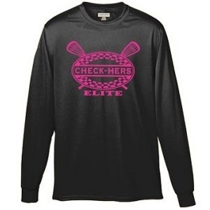 Picture of Check-Hers - Youth LS Wicking T-Shirt