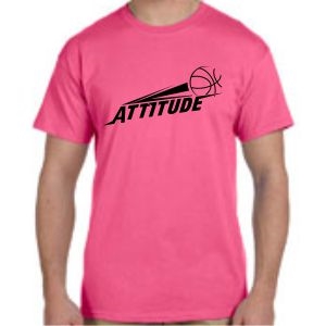 Picture of Attitude - Neon Pink T-Shirt