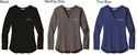 Picture of BL - Ladies Long Sleeve Button-Front Blouse